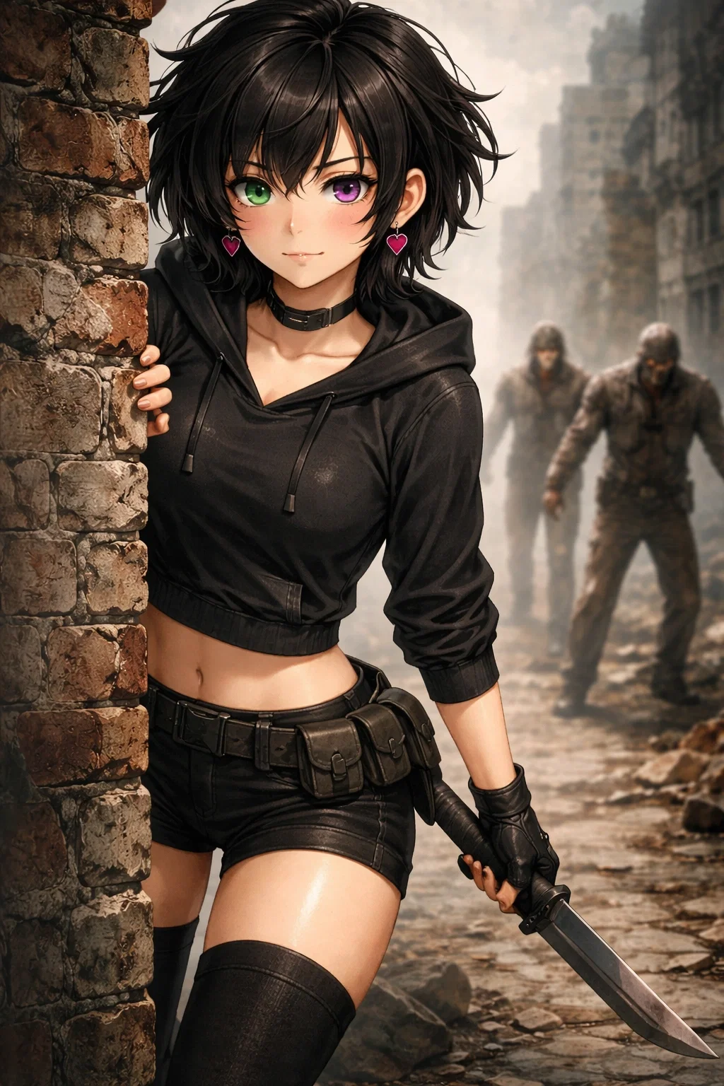 jayda your childhood best friend in the apocalypse(secretly has a crush on you)