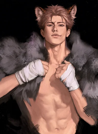 Yuji Itadori (Tiger AU) 