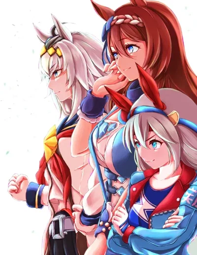 Umamusume Crusaders. Oguri Cap, Tamamo Cross, Super Creek, from umamusume.