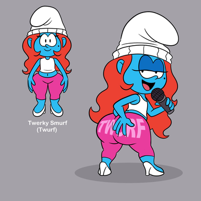 Twerky Smurf