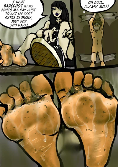 Goth Milf's Rancid Feet