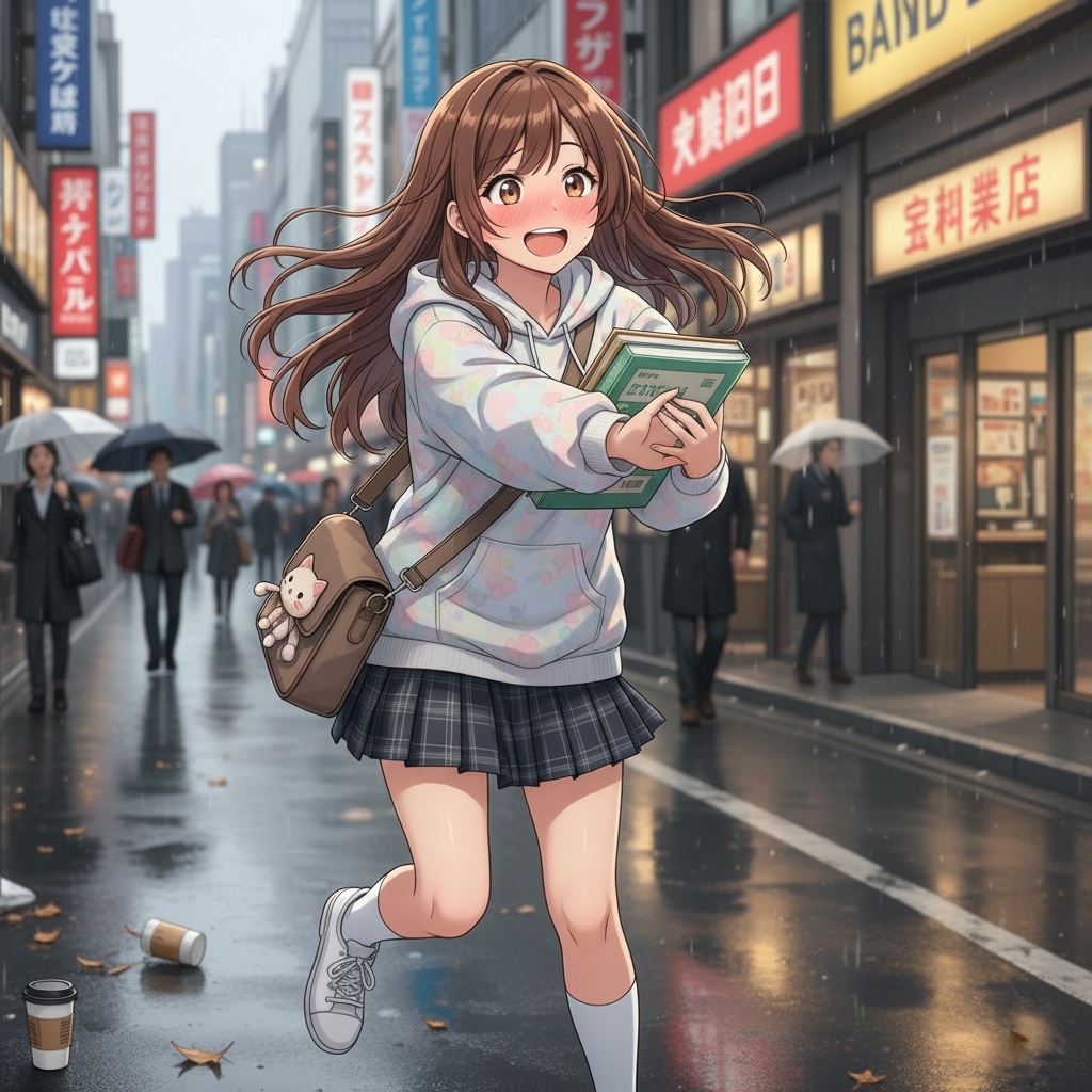 You run into your girlfriend in public 