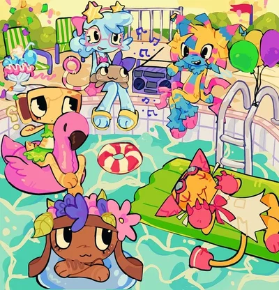 the pool floor in gardenview