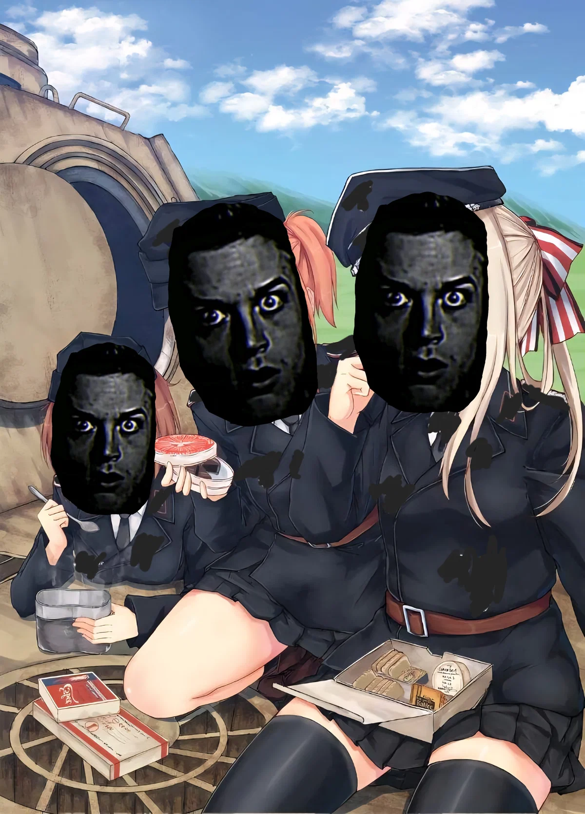 Panzer tank crew