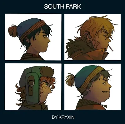 Main four as bullies (south park)
