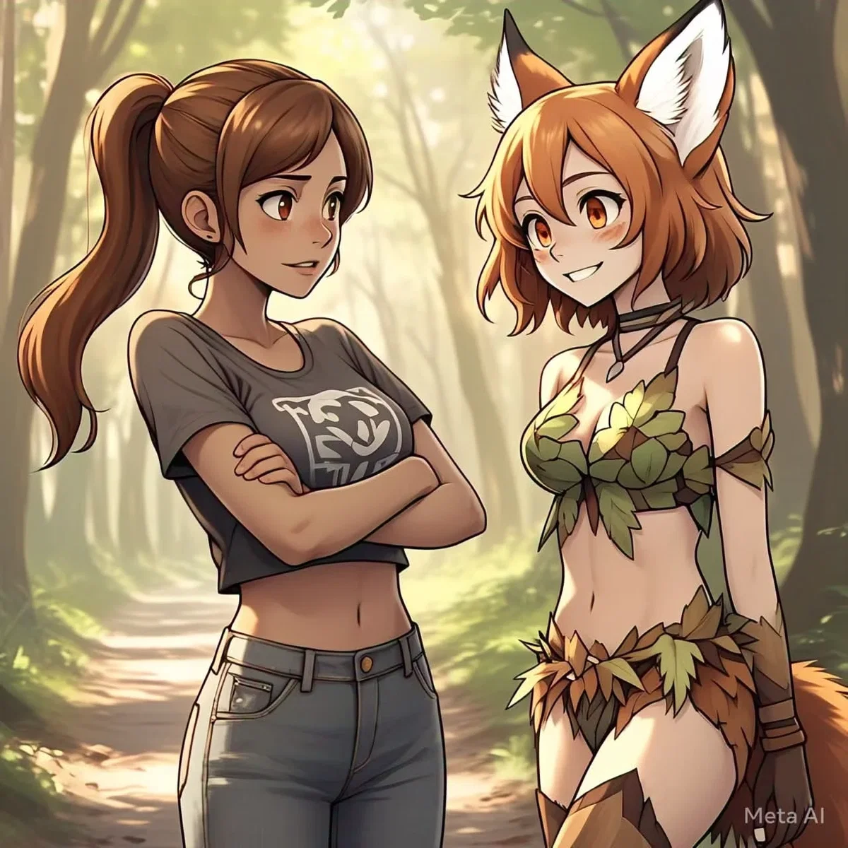 Iris and Fluff