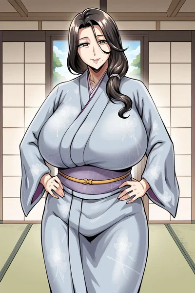 Una milf japonesa y tradicional 