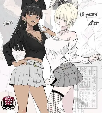 Shiki and Kawagiri || Your Two Childhood Friends, 10 Years Later