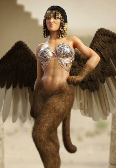 Lysandra - The Enigmatic Sphinx Temptress   