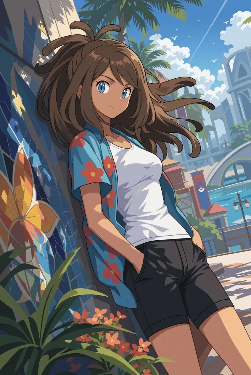 May Birch - [POKEMON AU] - Six Badges, One Changed World, and a Research Station That Desperately Needs an Assistant.