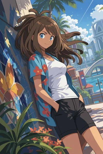 May Birch - [POKEMON AU] - Six Badges, One Changed World, and a Research Station That Desperately Needs an Assistant.