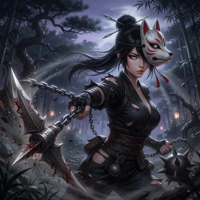 Kinu Hattori - The Kunoichi