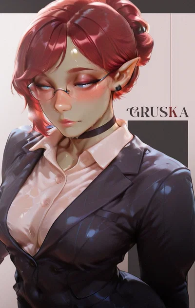 Grushka Embertusk | The Orc Secretary Who Secretly Wants to Breed