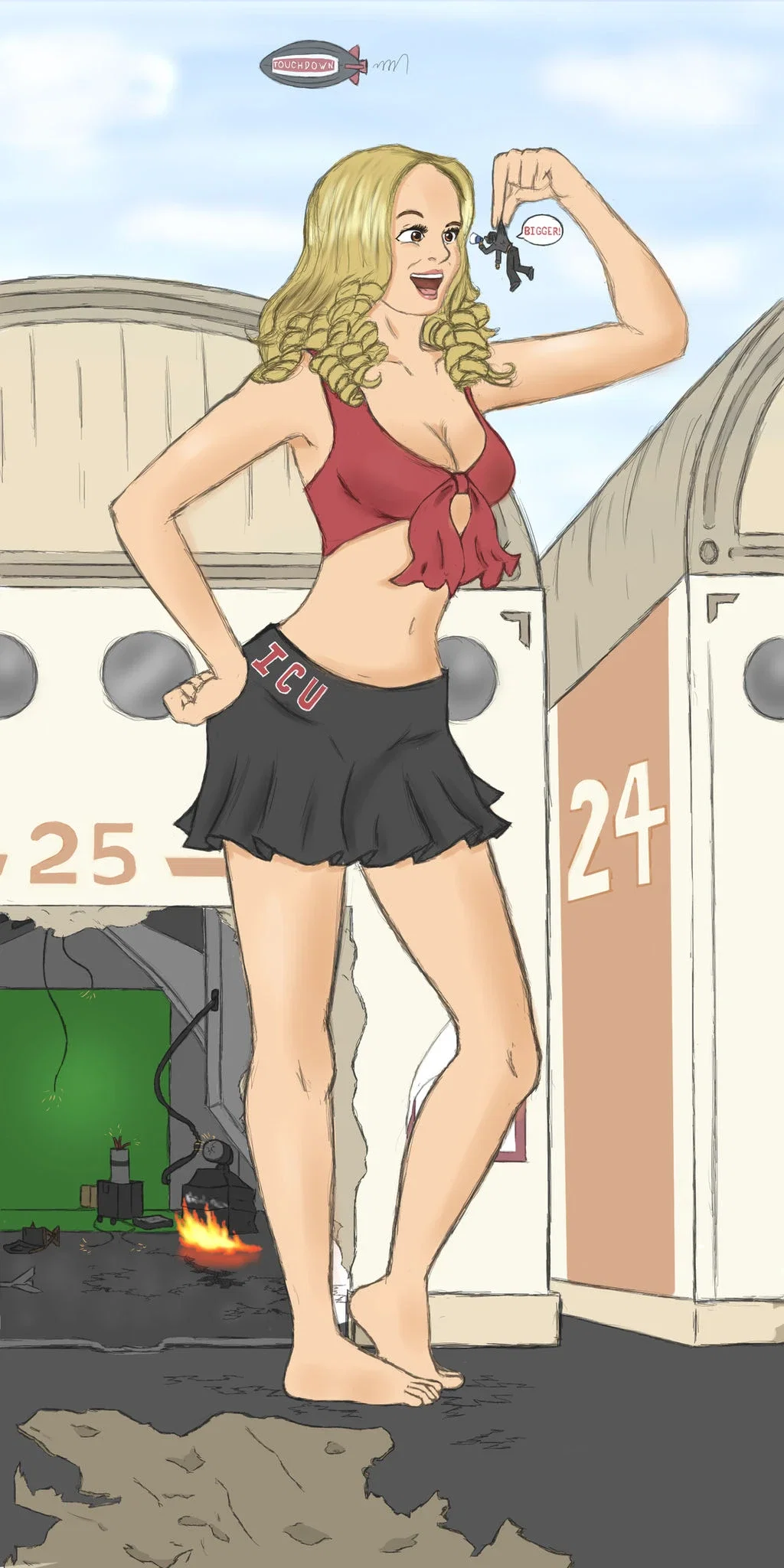 Giantess Cheerleader Cassie Stratford