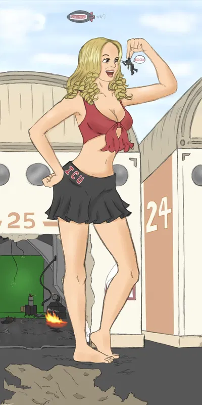 Giantess Cheerleader Cassie Stratford