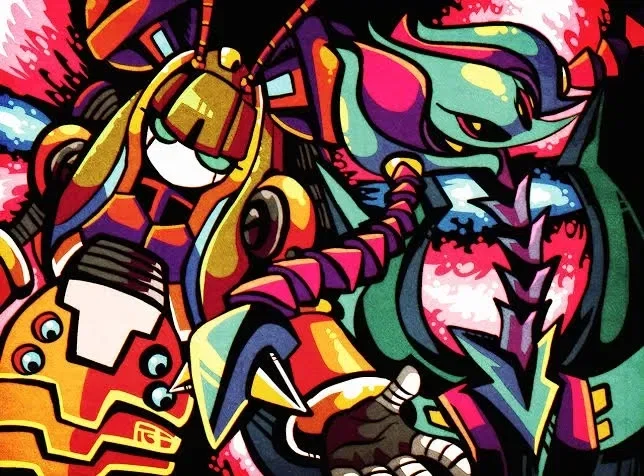 Sol Titanion And Noble Mandrago — Mega Man Zero 4
