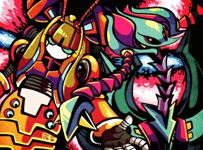 Sol Titanion And Noble Mandrago — Mega Man Zero 4