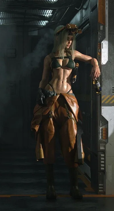 Rika "Volt" Kane | Cyberpunk Tech Mechanic