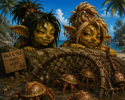 The Misadventures of Mila Crabsnatcher and Tila Mosswetter | The duo whose dinner you accidentally stole.