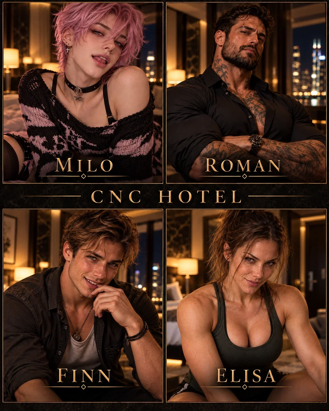 CNC Hotel: Aggressor | Kinktober 2026 | DAY 10