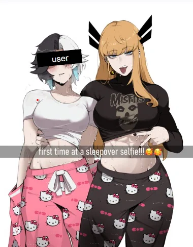 sleepover with your clingily Friend, Magik