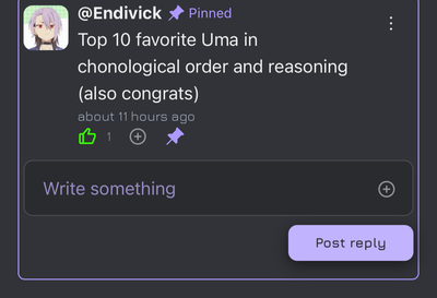 Comments have a character limit so I’m answering this through a post 🙏😛