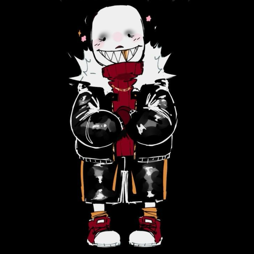 {–! Female Underfell Sans !–} [Trashy Roommate Valentines!!]