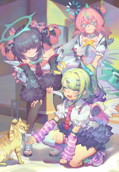 Sunna, Aria, Nangong Yu: Kinktober Day 12, Findom with the Angels of Delusion
