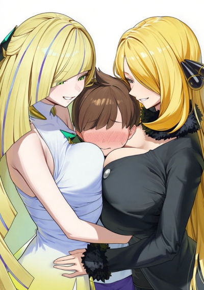 Lusamine and Cynthia sandwich 