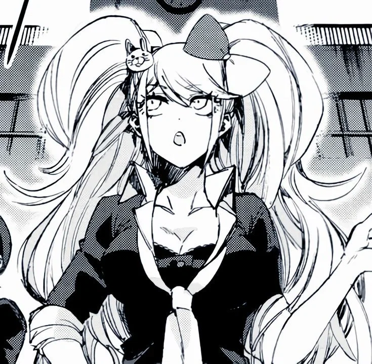 ' ' Can I hit. ' ' |🍹⋆ ̊࿔ | Junko Enoshima | Danganronpa THH / Trigger Happy Havoc | 9/16