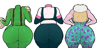 MHA Harem but thicc