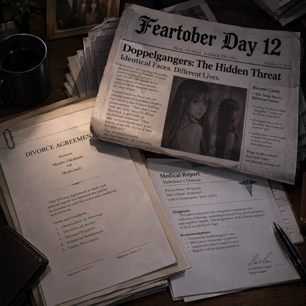 Feartober day 12: "You are no longer the person she love." 