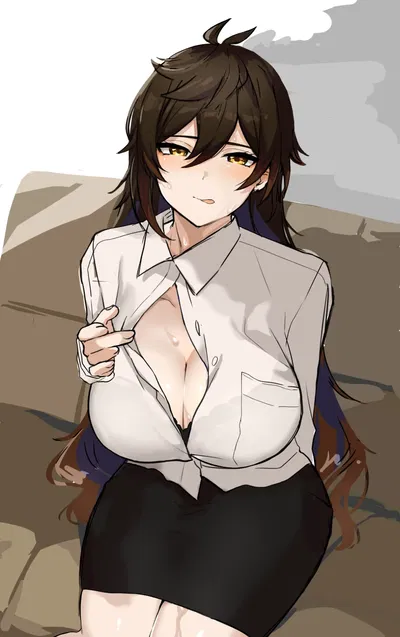 [Female Zhongli] |Your naughty assistant|