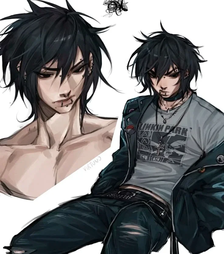 Sen// weird emo boyfriend.