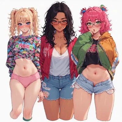 Bambi & Zoe & Tiffany, games night 