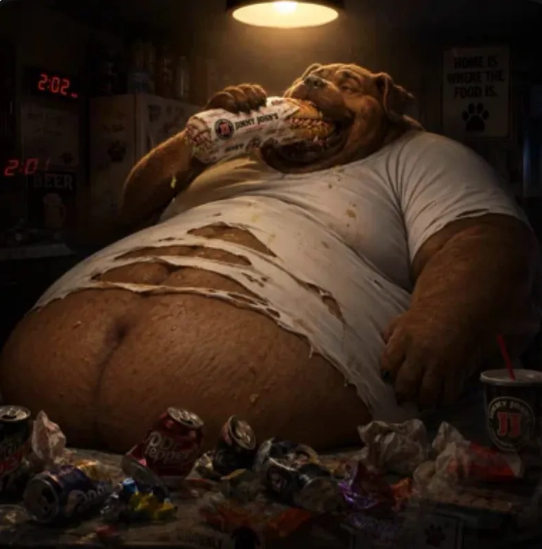 Friend’s Fat Furry Father - Liam
