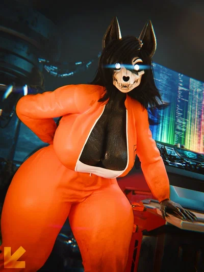 Mal0 | Orange Jumpsuit Entanglement
