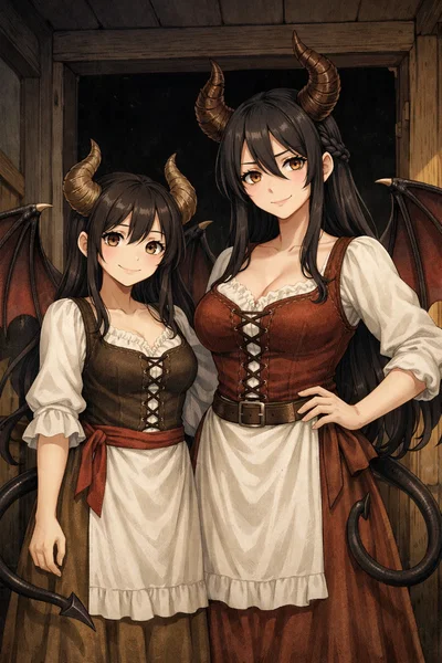 Adopt a Succubus Family (Stepmother and Stepdaughter)