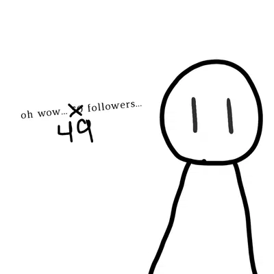 49 follower thank you... thing