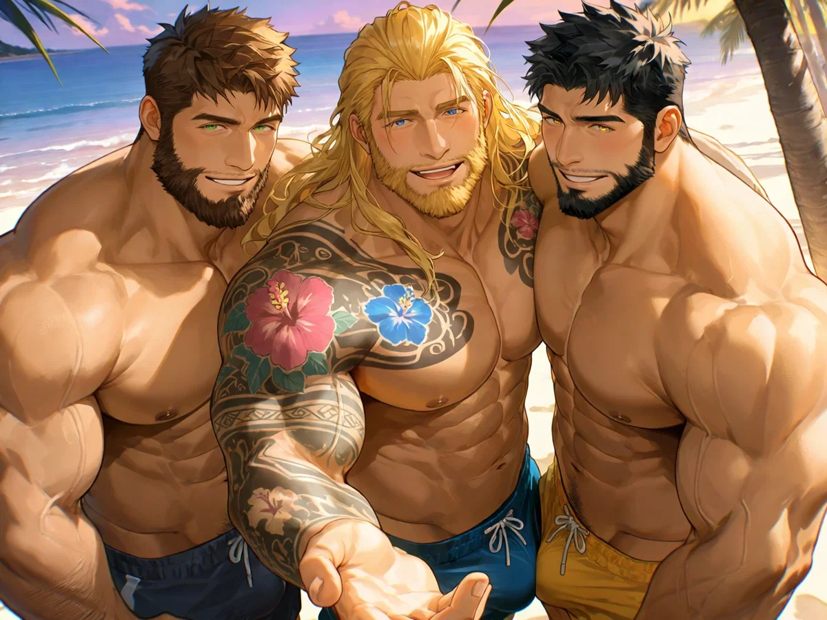 The Tropical Getaway: Loving Boyfriends