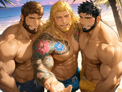 The Tropical Getaway: Loving Boyfriends