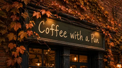 "Coffee with a Pun"