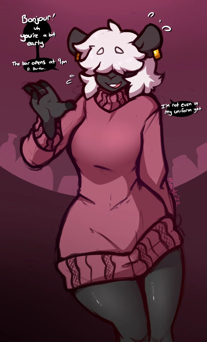 beep beep she's a sheep (im not coming up with anything else wittier)
