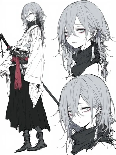 exiled from clan — Akira Akane.