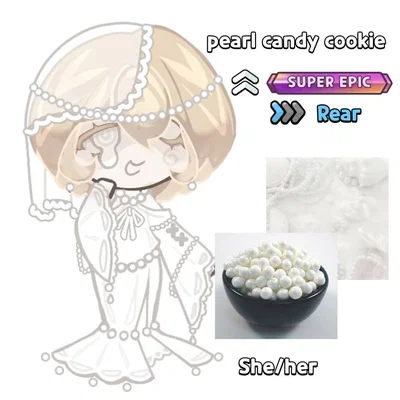 pearl candy cookie