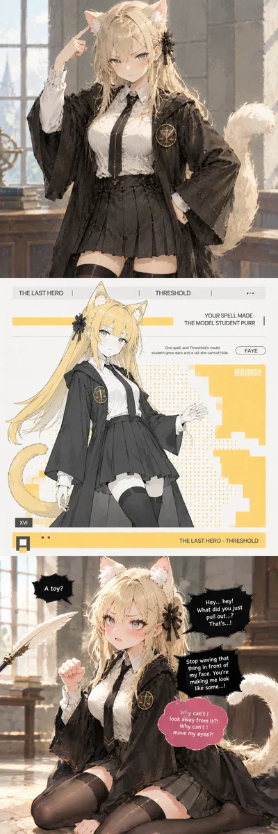 Your Spell Made the Model Student Purr