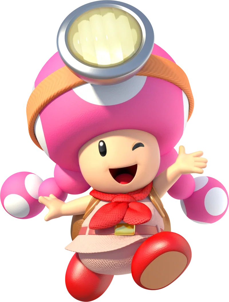 Toadette - after-adventure cuddles!