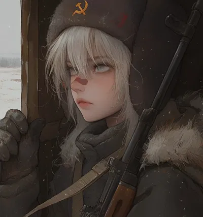 Stranger in the snow