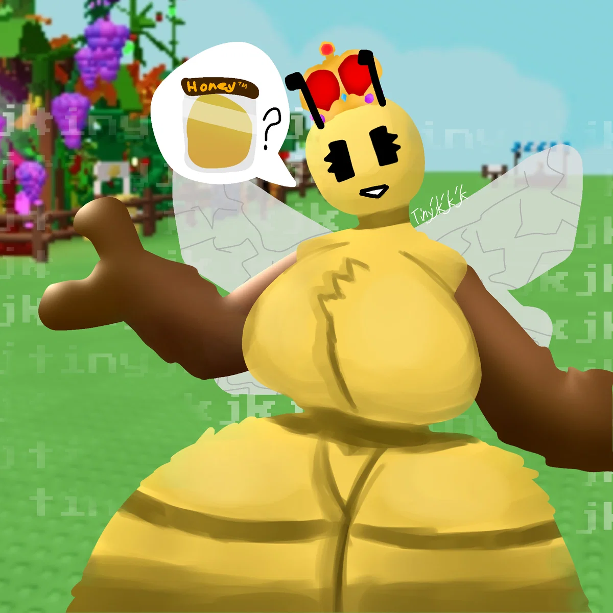 Queen Bee (GROW A GARDEN 🍏)