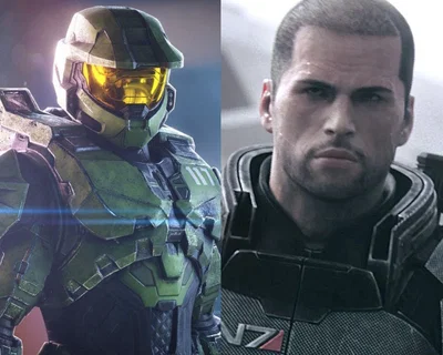 Master Chief and Commander John Shepard
